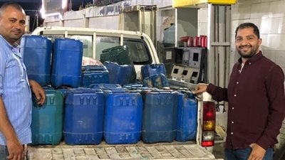 ضبط 440 لتر بنزين قبل بيعها بالسوق السوداء في الفيوم