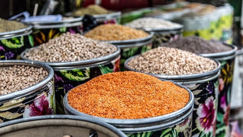 سعر العدس والفول