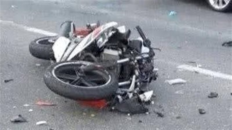 حادث تصادم دراجه