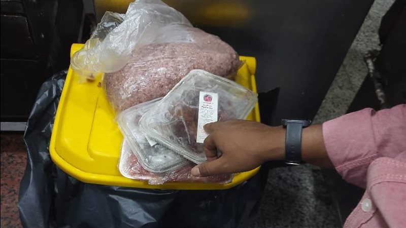 ضبط لحوم ودواجن فاسدة