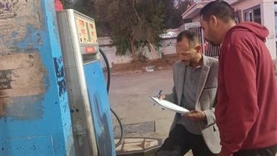 حملات تفتيشية على محطات الوقود بالوادي الجديد لمتابعة أسعار البنزين والسولار 