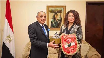  بعثة الأهلي تلبي دعوة السفيرة المصرية في بوروندي