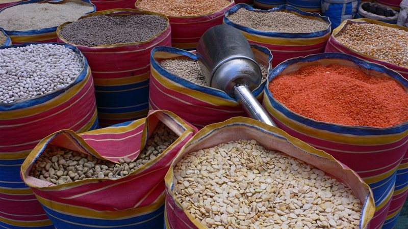 سعر العدس والفول