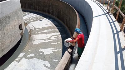 انتهاء أعمال غسيل وتطهير مروقات محطات مياه الشرب بالإسماعيلية 