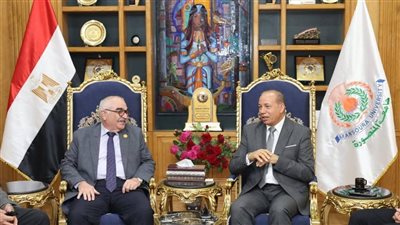 رئيس هيئة قضايا الدولة في ضيافة جامعة المنصورة 