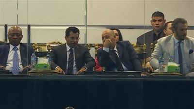 وزير الرياضة وموتسيبي وأبو ريدة يتابعون السوبر الإفريقي بين بيراميدز ونهضة بركان