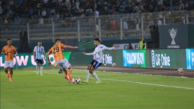 السوبر الإفريقي، ماييلي يسجل هدف التقدم لـ بيراميدز في شباك نهضة بركان 