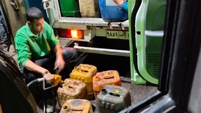 ضبط ألف لتر سولار مدعّم قبل بيعها في السوق السوداء بالمنوفية