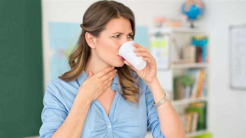 علاج التهاب الحلق،