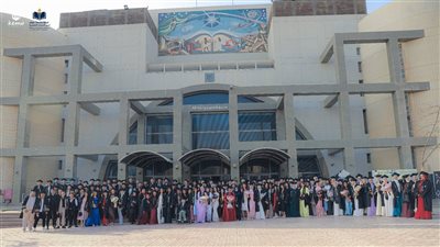 جامعة حلوان تحتفل بتخرج دفعة جديدة من طلاب كلية السياحة والفنادق