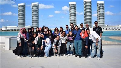 العلمين الجديدة تستقبل طلاب كلية الهندسة المعمارية بجامعة مايو 