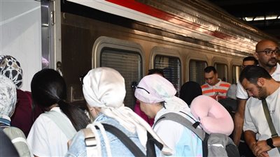 السكك الحديدية تستقبل أطفال مستشفى 75375 بمحطة قطارات الصعيد في بشتيل 