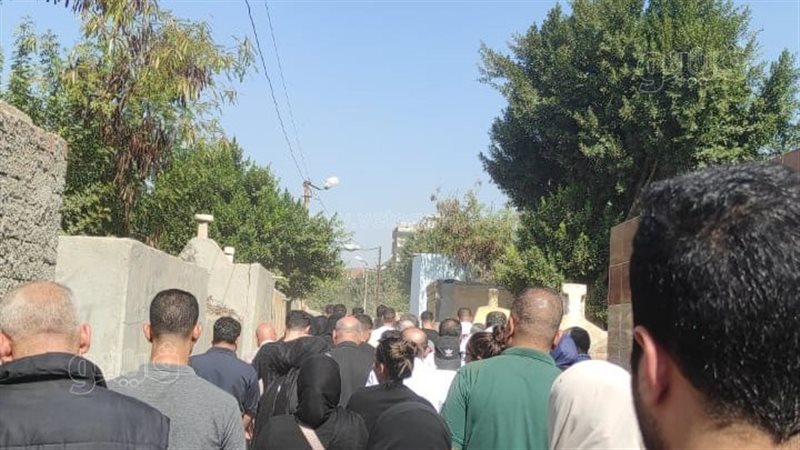 جنازة ضابط شرطة بالشرقية،