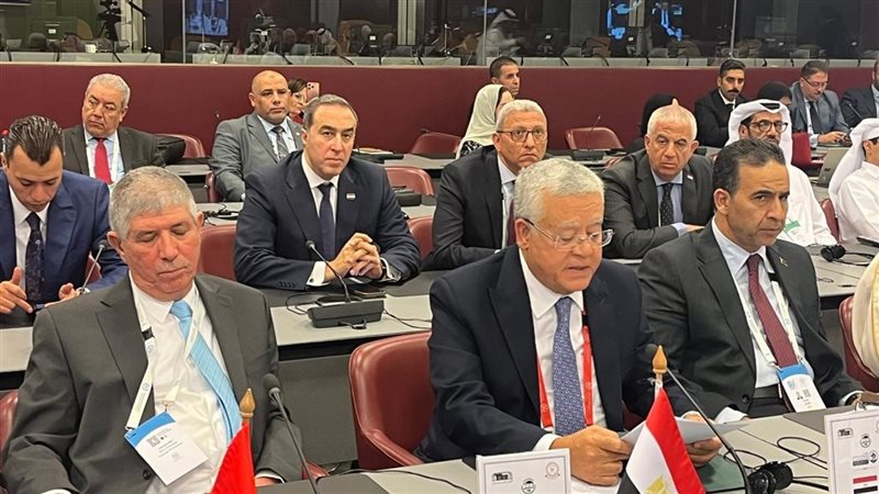 حنفي جبالي خلال المؤتمر