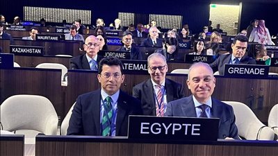 وزير الشباب والرياضة يشارك في مؤتمر الأطراف العاشر بمقر اليونسكو في باريس