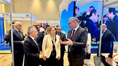 وزير البترول ونظيره القبرصي يفتتحان المعرض المصاحب لمؤتمر شرق المتوسط 