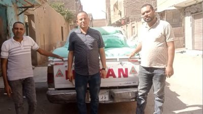  ضبط سلع مدعمة قبل بيعها بالسوق السوداء في أطفيح 