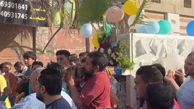 بالزغاريد.. تشييع جثمان الطالب ضحية مفك الموت في الدقهلية