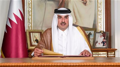أمير قطر يطالب بضرورة توفير الحماية للشعب الفلسطيني من الانتهاكات الإسرائيلية