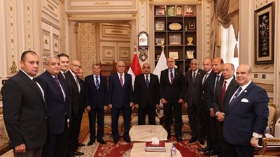 وزير العدل يزور دار القضاء العالى ومجلس الدولة