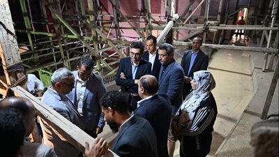 هنو والشاذلي يتفقدان أعمال تطوير قصر ثقافة السويس