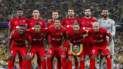 دوري أبطال آسيا للنخبة، شباب الأهلي يتقدم على ناساف 3-1 بالشوط الأول 