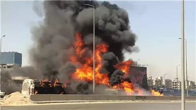 حريق محدود داخل مخزن لقطع غيار السيارات بالقليوبية 