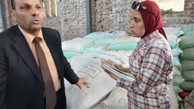 ضبط مخزن أعلاف بدون ترخيص في حملة تموينية بالإسكندرية 