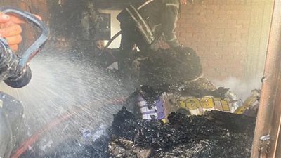 المعاينة تكشف تفاصيل حريق مخزن كراتين أحذية بالوايلي