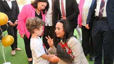 وزيرة التضامن تفتتح حضانة 