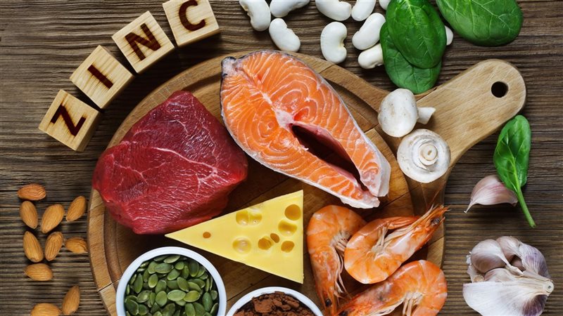أطعمة تحتوي على الزنك