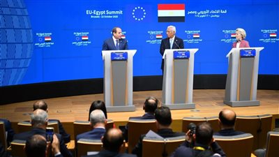 حل الدولتين وإعادة إعمار غزة ورفض التهجير، فلسطين تتصدر القمة المصرية الأوروبية