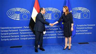 السيسي: نقدر الدور الإيجابي للبرلمان الأوروبي في تعزيز الشراكة مع مصر 