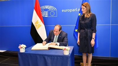 السيسي يؤكد أهمية تنفيذ محاور الشراكة الاستراتيجية بين مصر والاتحاد الأوروبي