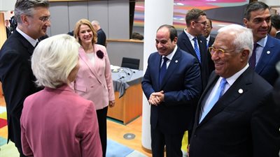 السيسي يصل مصر عقب المشاركة في القمة المصرية الأوروبية ببلجيكا