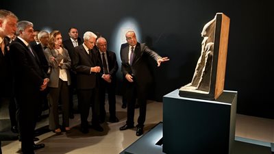 رئيس جمهورية إيطاليا يفتتح معرض 