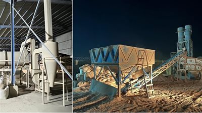 ضبط مصنع بدون ترخيص لإنتاج الأسمدة المغشوشة بالصف