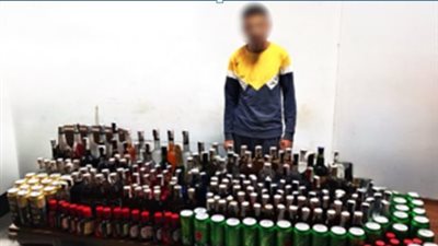الخمرة مغشوشة.. ضبط شخصا لبيع مشروبات كحولية مغشوشة فى الدقهلية