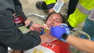 تفاصيل حالة ابتسام زايد بعد إصابتها القوية ببطولة العالم للدراجات