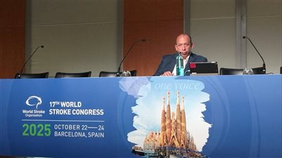 عميد قصر العيني يعرض التجربة المصرية في تطوير خدمات السكتة الدماغية بمؤتمر دولي