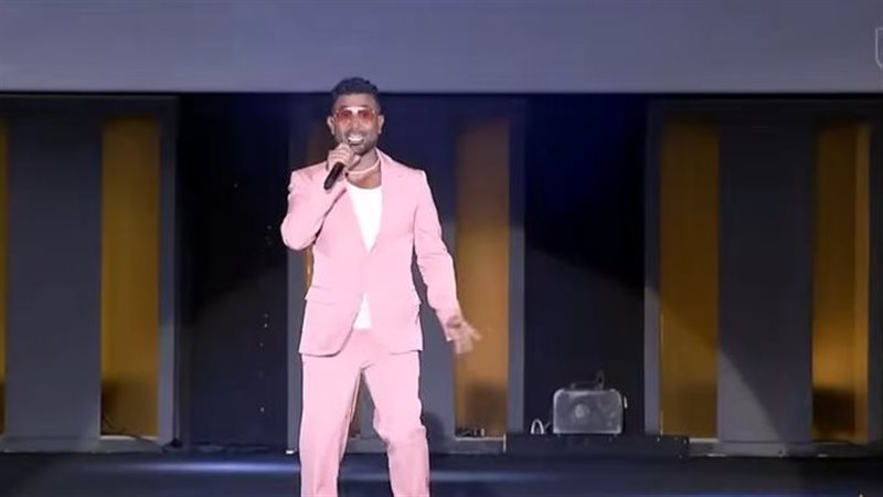 المطرب أحمد سعد،