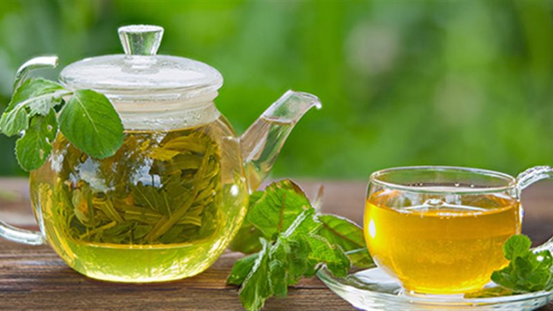 الشاي الأخضر، فيتو