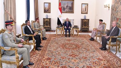  السيسي ورئيس الأركان الباكستاني يبحثان تعزيز الأمن والسلم الإقليمي ومكافحة الإرهاب
