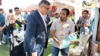  محافظ الجيزة يشارك في افتتاح معرض الوادي الجديد الزراعي الثاني