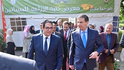 وزير الزراعة ورئيس جامعة القاهرة يفتتحان معرض البساتين EXPO-2025 (صور)