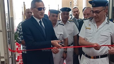 افتتاح مركز الفحص الفني الإلكتروني بمرور طيبة في الأقصر 