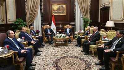 رئيس الشيوخ يستقبل رئيس مجلس النواب