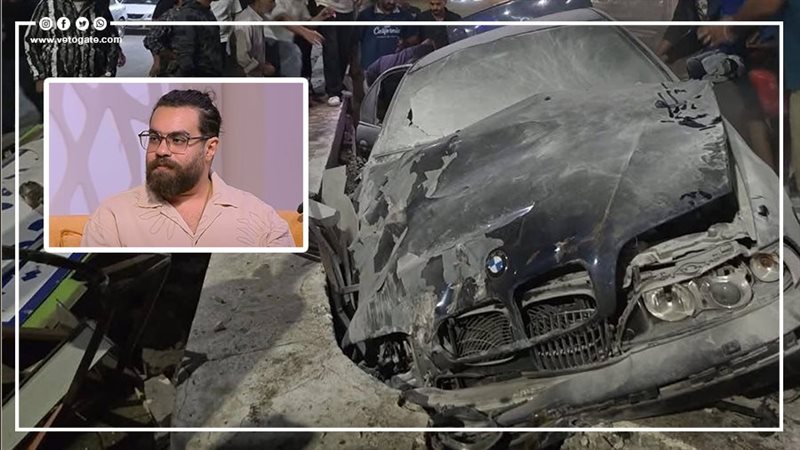 انقلاب سيارة الفنان