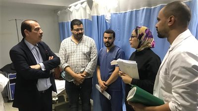 نائب وزير الصحة يتفقد مستشفى العامرية العام بالإسكندرية