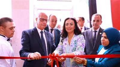 وزيرة التضامن تفتتح المجمع الشامل لخدمات الإعاقة بالجيزة (صور)